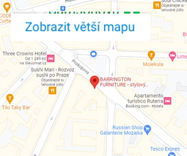 DOPLŇKY A DÁRKY VÁNOČNÍ OBCHOD BARRINGTON FURNITURE