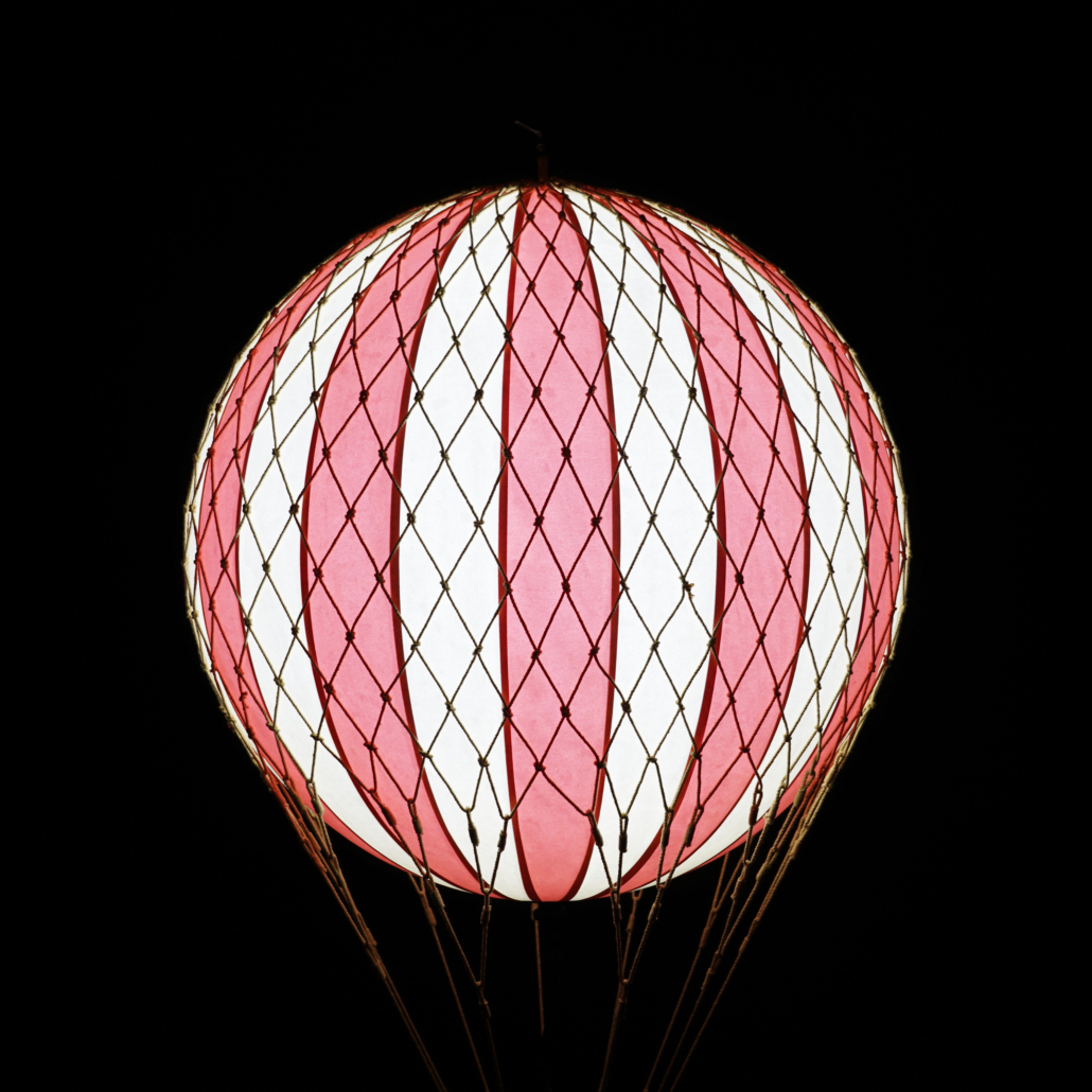 DEKORACE HORKOVZDUŠNÝ BALON SVÍTICÍ