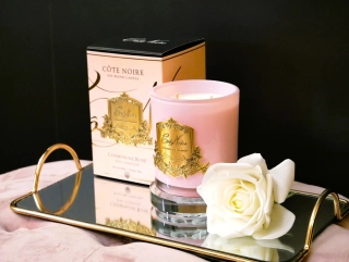 SVÍČKA PINK CHAMPAGNE